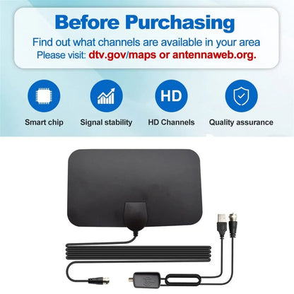HD indoor digital antenna – Long Range, Compact Design 165796
