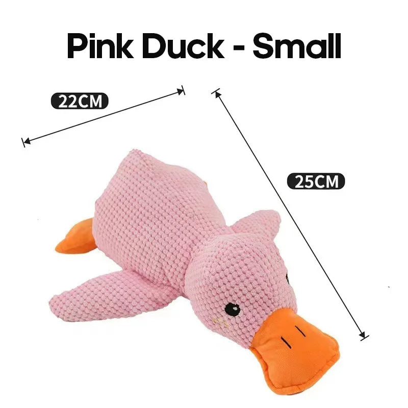 Calming Duck Dog Toy - Safe Chewable Pet Stuff Toy To Relieve Anxiety, Boredom, And Excess Energy 50549966-yellow-s