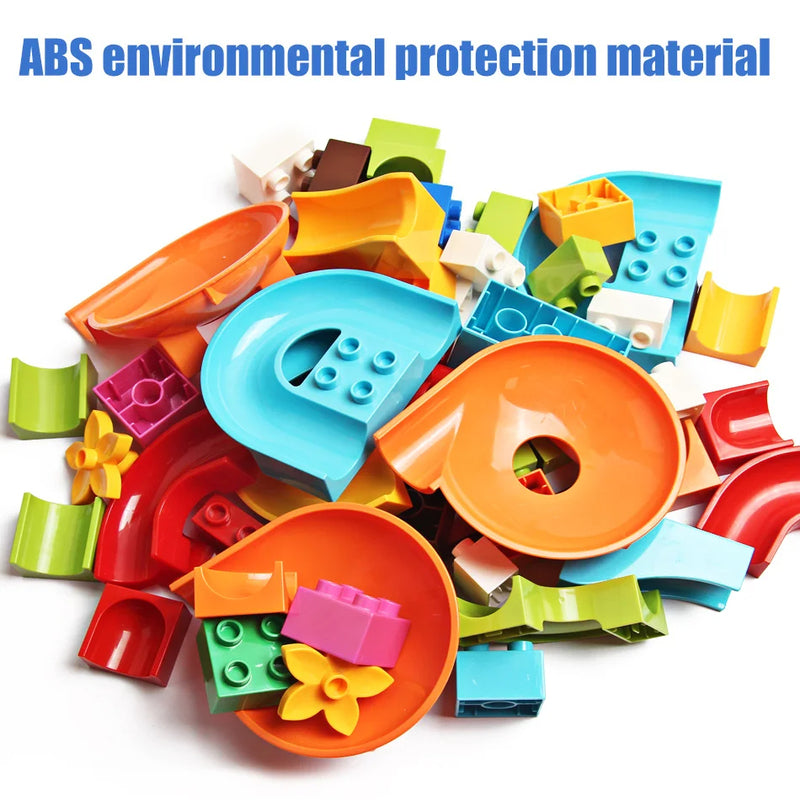 Marble Race Run Big Block Compatible Building (77-231 PCS)