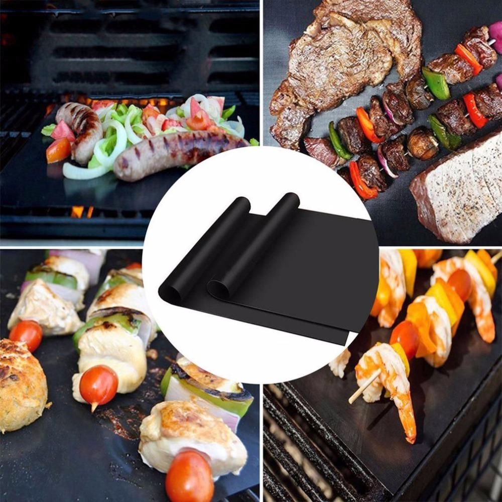 8 Pcs Nonstick Reusable BBQ Grill Mat Set For Outdoor Cooking Ease 8664775164185-1