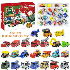 Christmas Countdown Calendar – Vehicles-Themed Set