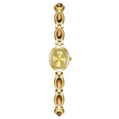 Elegant Vintage Gold Women's Quartz Wristwatch Bracelet