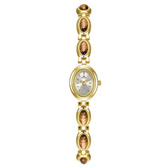 Elegant Vintage Gold Women's Quartz Wristwatch Bracelet