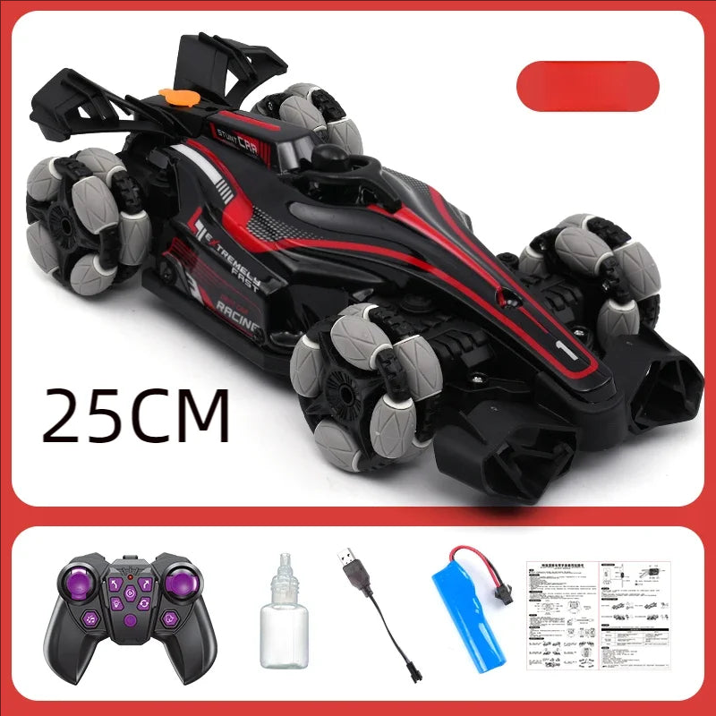 Rc Car Led Light 2.4G Radio Remote Control Cars Sports High Speed Drive Car Rc Watch Gesture F1 Formula Racing Boys Toy Supercar 4Y+