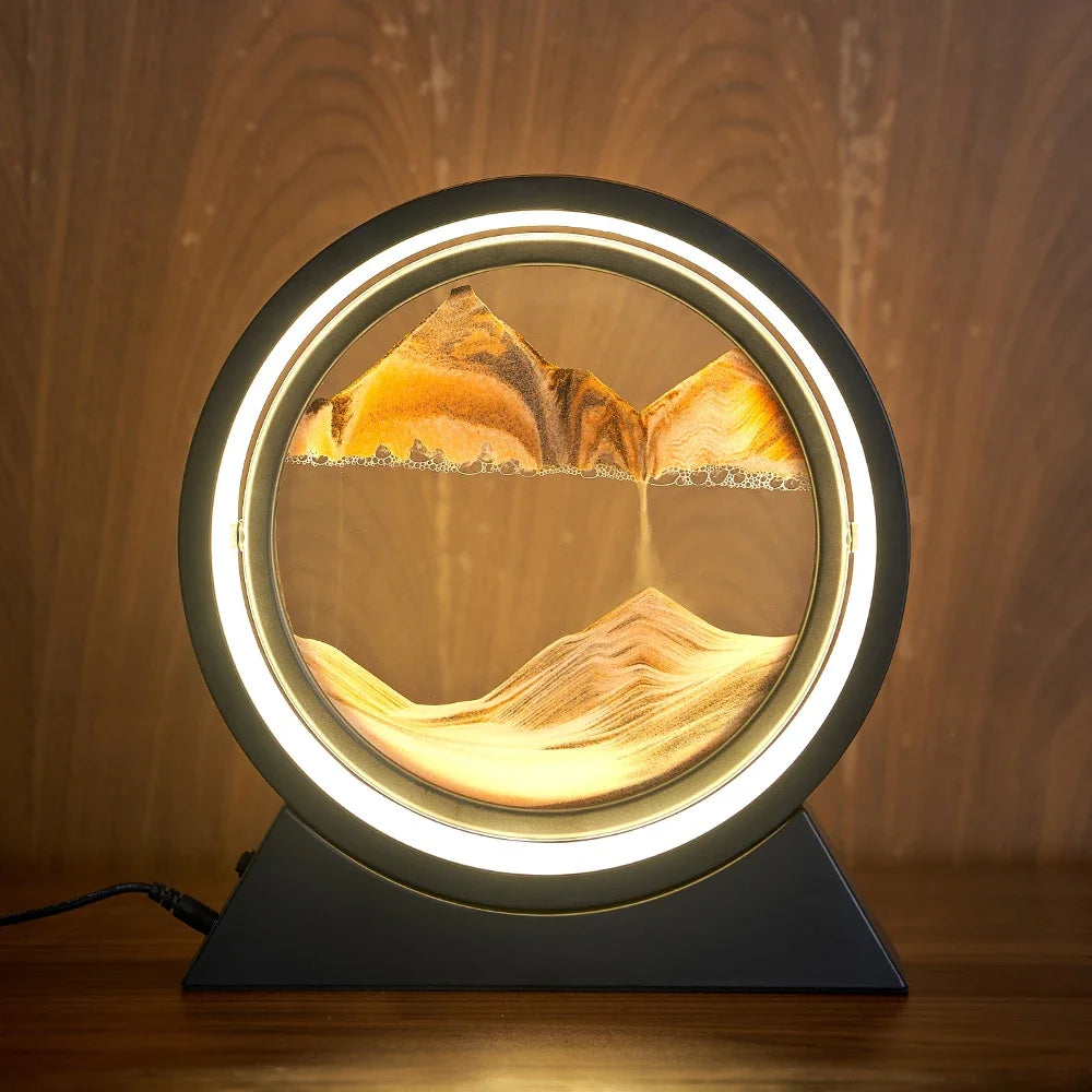 Quicksand Table Lamp – Mesmerizing And Unique Decorative Light