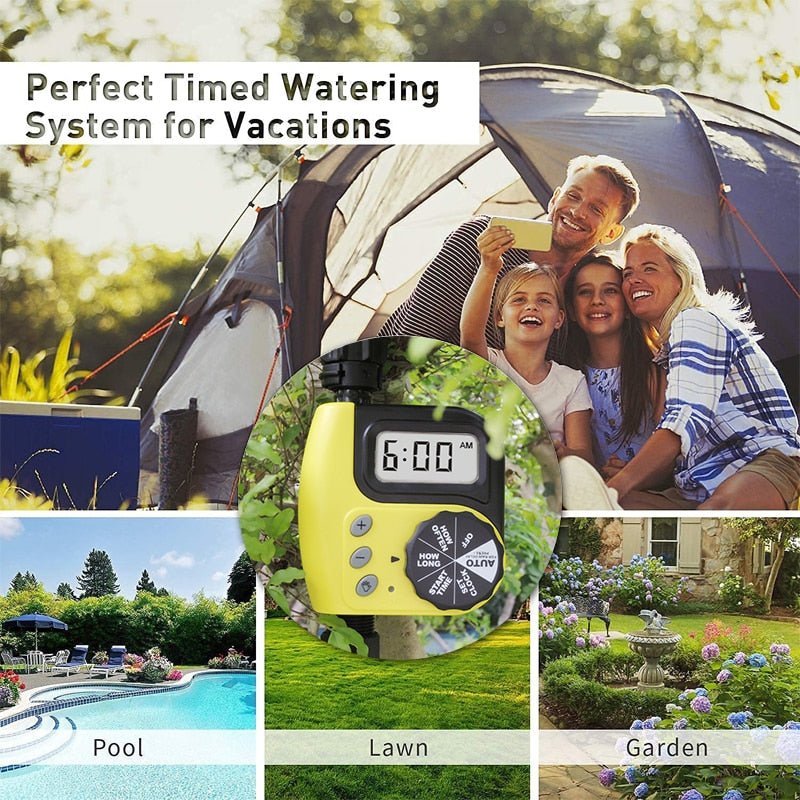 Garden Irrigation Control Timer - Automatic Watering Sprinkler System 7771094778054-1