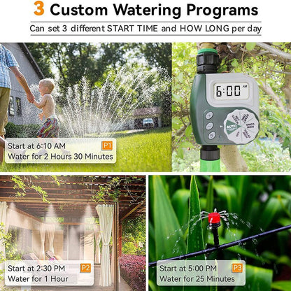 Garden Irrigation Control Timer - Automatic Watering Sprinkler System 7771094778054-1