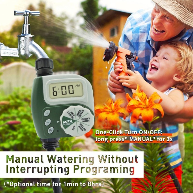 Garden Irrigation Control Timer - Automatic Watering Sprinkler System 7771094778054-1