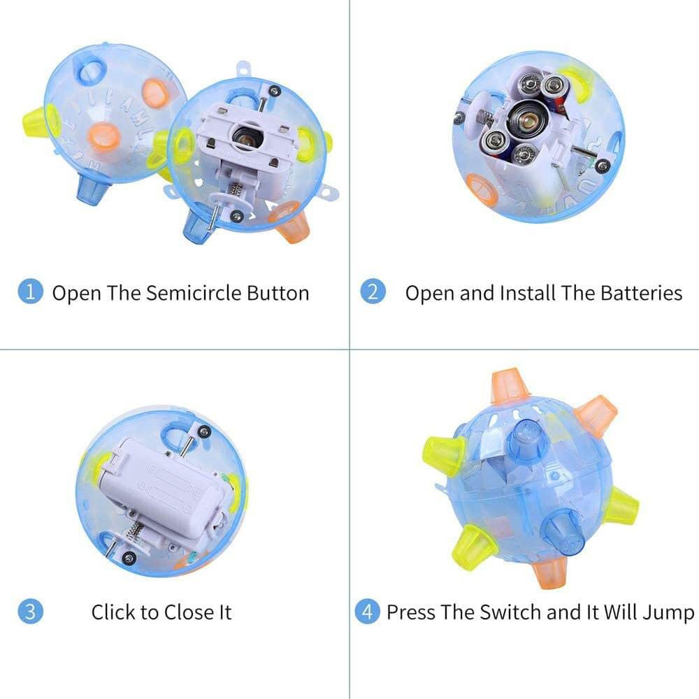 Jumping Activation Ball For Dogs Jump Ball Toys For Pet Color Random
