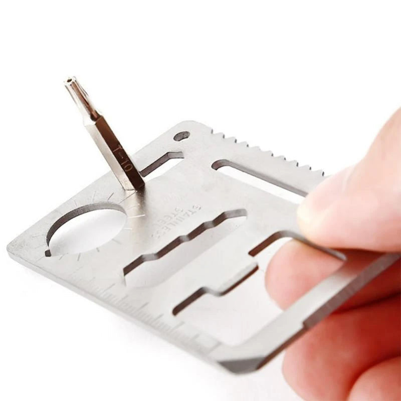 11-In-1 Credit Card Multifunctional Tool