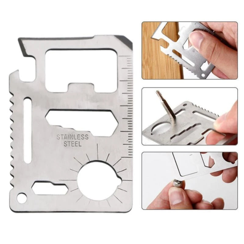 11-In-1 Credit Card Multifunctional Tool