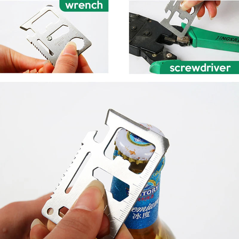 11-In-1 Credit Card Multifunctional Tool