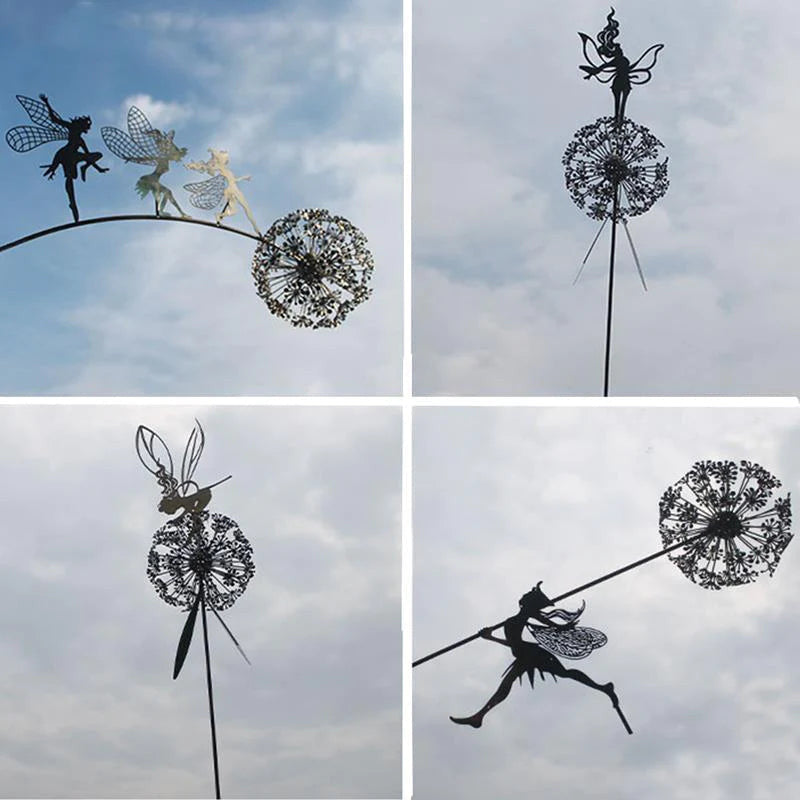 Wonderland Garden Decoration - Fairy And Dandelion Dance