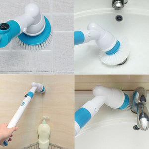 Turbo Scrub Cordless Cleaning Brush - Electric Power Scrubber