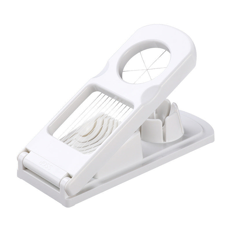 Stainless Steel Egg Slicer - Hard Boiled Eggs Cutter 8142541586632-spf