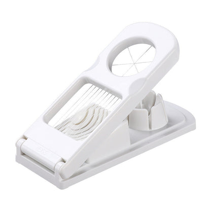 Stainless Steel Egg Slicer - Hard Boiled Eggs Cutter 8142541586632-spf