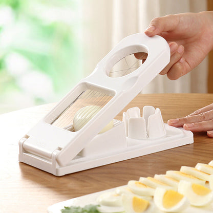 Stainless Steel Egg Slicer - Hard Boiled Eggs Cutter 8142541586632-spf