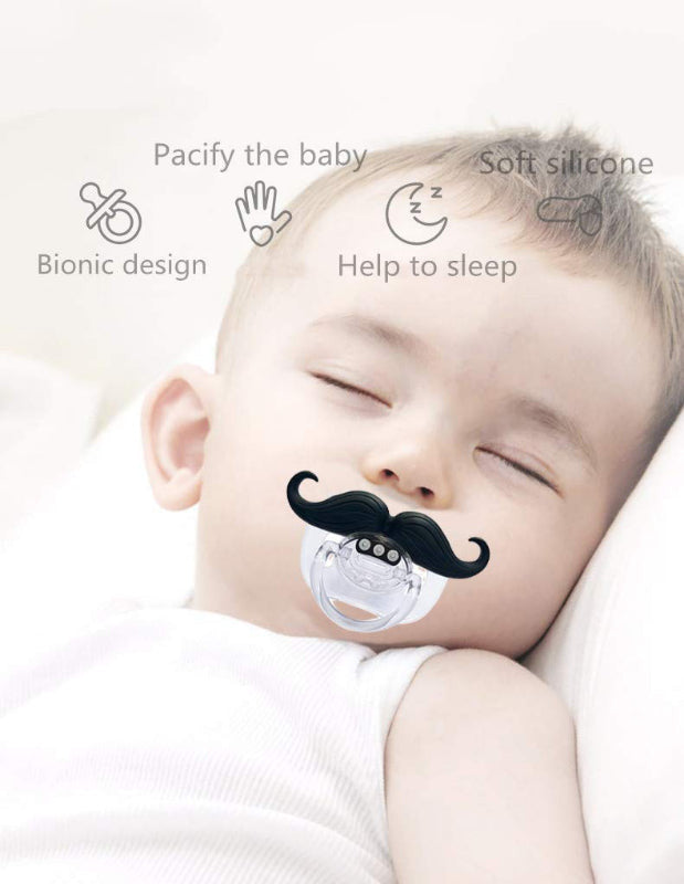 Mustache Pacifier For Newborns Boys And Girls