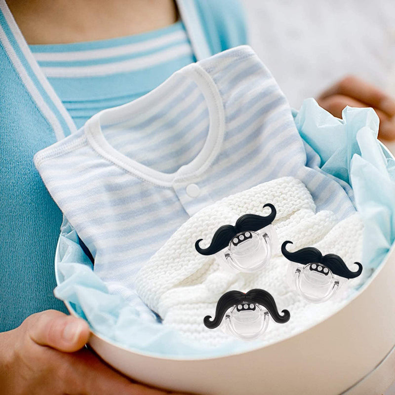 Mustache Pacifier For Newborns Boys And Girls