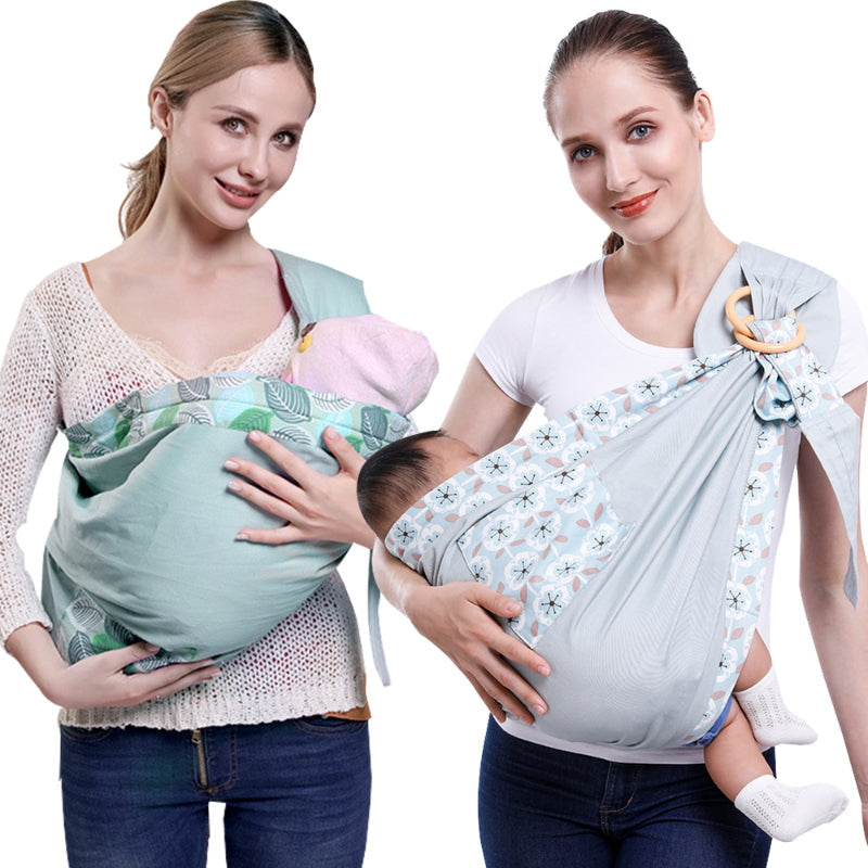 3-In-1 Ring Sling Baby Carrier - Baby Wrap For Mom