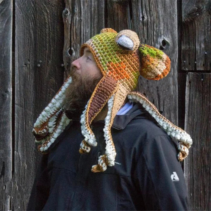 Christmas Crochet Octopus Hat