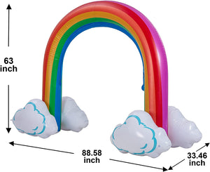 Sloosh - Inflatable Rainbow Arch Water Sprinkler