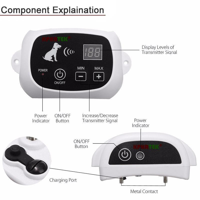 Wireless Electric Dog Fence Invisible Dog Fence With Shock Collar