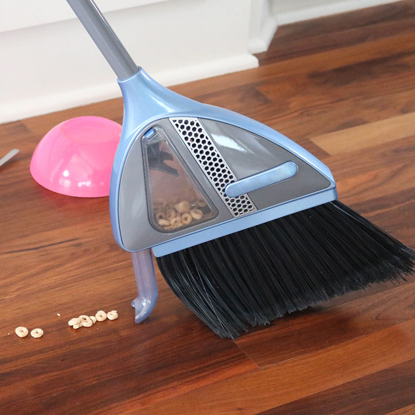 Cordless 2-In-1 Vacuum Cleaner Lazy Broom 8142387609800-al