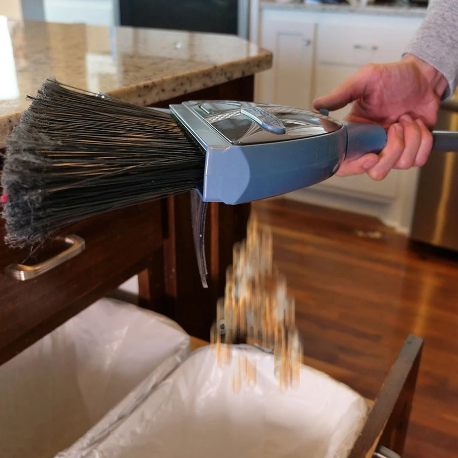 Cordless 2-In-1 Vacuum Cleaner Lazy Broom 8142387609800-al