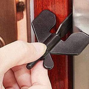 Portable Hotel Door Lock Live Alone Self Defense Door Stop Travel Anti Theft Door Stopper