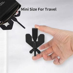 Portable Hotel Door Lock Live Alone Self Defense Door Stop Travel Anti Theft Door Stopper