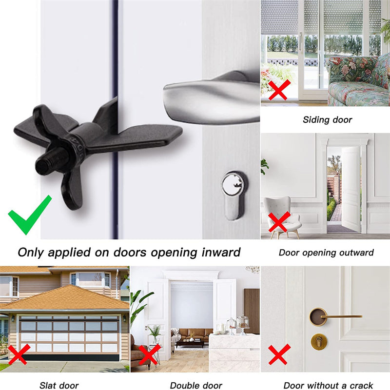 Portable Hotel Door Lock Live Alone Self Defense Door Stop Travel Anti Theft Door Stopper