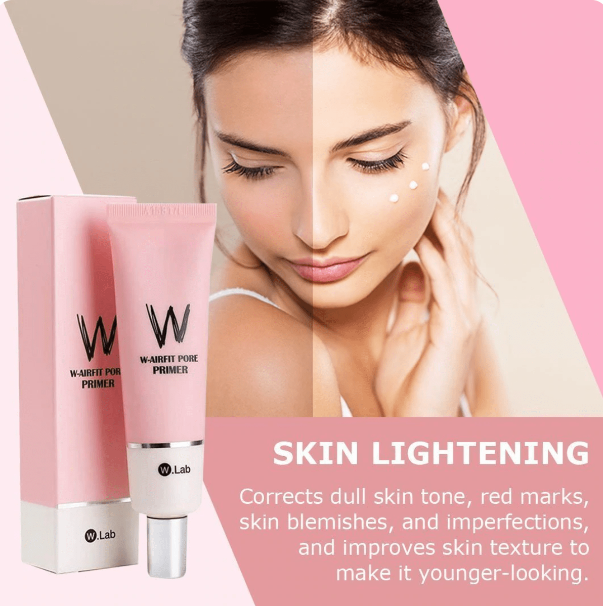 W-Air Fit Face Primer Pore Concealer Primer Cream