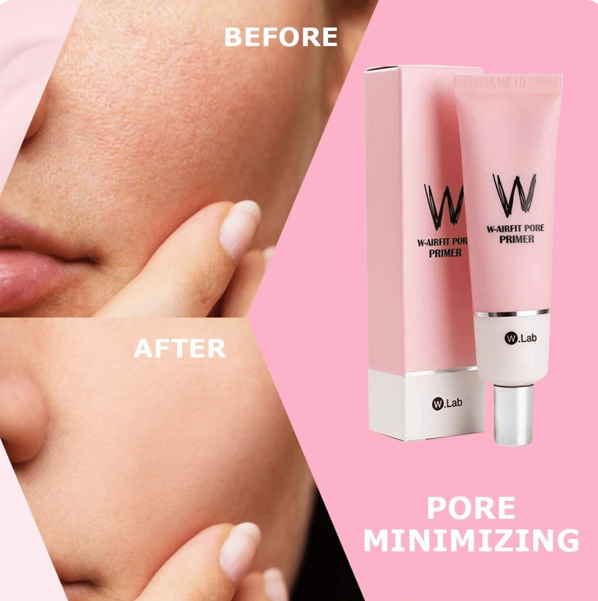 W-Air Fit Face Primer Pore Concealer Primer Cream