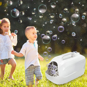 White Bubble Machine Blower Auto Durable