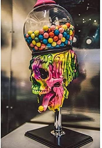 Halloween Skull Bubble Gum