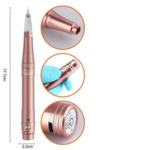 Professional Wireless Permanent Makeup Machine Pen Beauty Cartridge Permanent Eyebrow Tattoo Machine