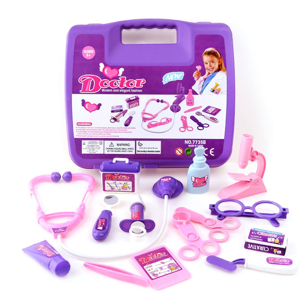 Kids Educational Pretend Doctor Set Toy (3-14Y) 20487075-purple