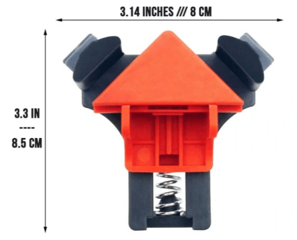 Woodworking Corner Clamp | Set Of 4 + 60° And 120° Heads