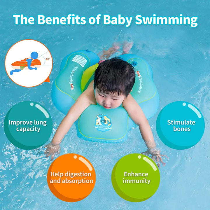 Smart Swim Trainer Baby Airless Float Ring