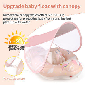 Smart Swim Trainer Baby Airless Float Ring