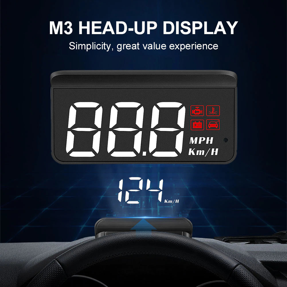 M3 Auto Obd2 Gps Head Up Display For Cars