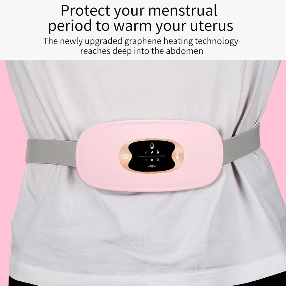 Relieve Menstrual Pain Abdominal Heating Massage Warm