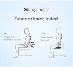 Office Chair Cushion - Premium Soft Hip Support Pillow For Long Sitting