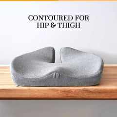 Office Chair Cushion - Premium Soft Hip Support Pillow For Long Sitting