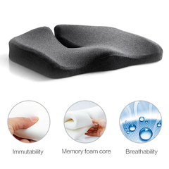 Office Chair Cushion - Premium Soft Hip Support Pillow For Long Sitting