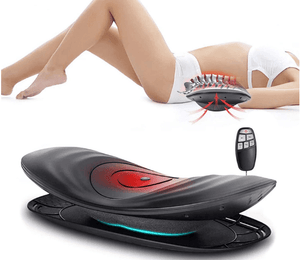 Back Massager Electric Lumbar Traction For Back Pain Heat Press Machine