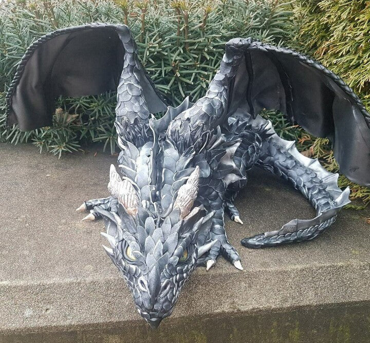 Squatting Dragon Sculpture 8142389969096-al