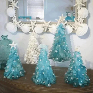 Sea Glass Christmas Tree Craft