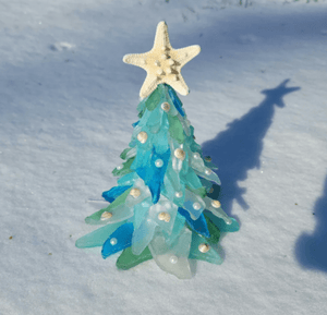 Sea Glass Christmas Tree Craft